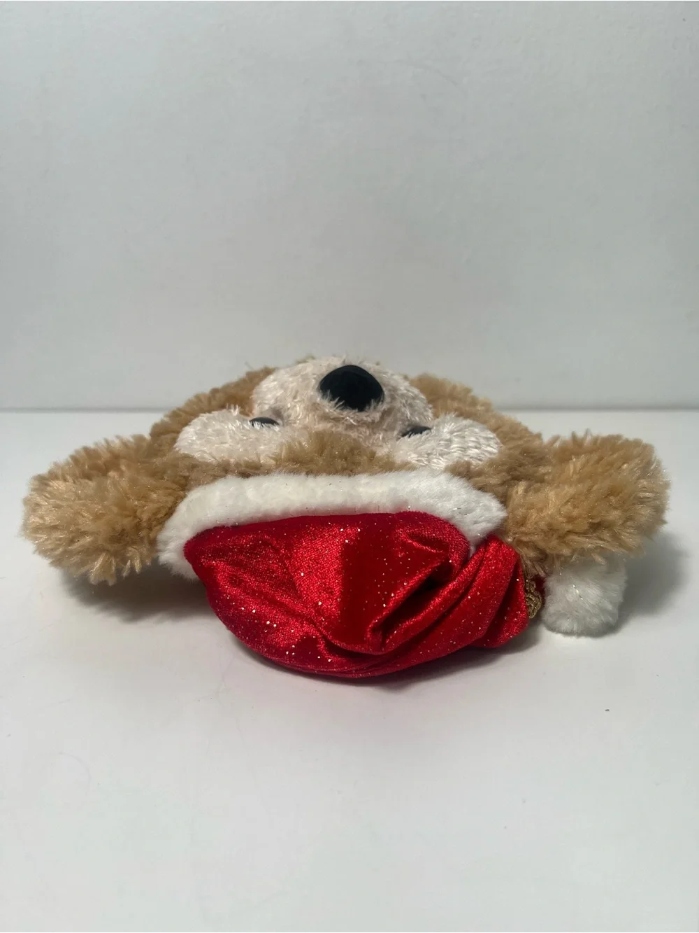 Tokyo Disney Sea Duffy The Disney Bear Christmas Plush Coin Purse Pass Holder